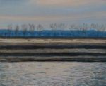 Nos balades d'hiver,couleur de tourterelle.  27cm x 22cm 2016