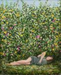 L'attente, Lisa lisant «l'image dans le tapis» d'Henry James 65cm x 54cm 2017