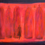 Cérémonie, "Fortis imaginatio generat casum" - 100cm x 100cm - 2025