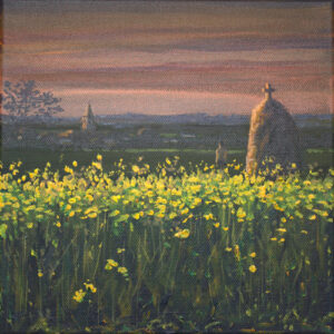 "Cérémonie" le contemplatif. Soli sol soli. - 20cm x 20cm - 2025