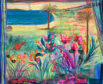 Pour notre première rencontre, tu avais choisi l'été pérenne, absolument, d'avant les dieux et du temps. - 100cm x 81cm - 2025