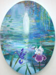Il y eut tout à coup sur le bassin un souffle odorant de rose, puis un grand silence blanc de volupté inappropriable. - 40cm x 30cm - 2025
