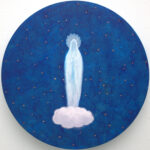 Lux in nube rosea, nocte. - Diam.40cm - 2025