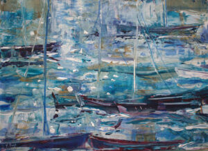 Dans mes nuits blanches, même loin du port, j'en rêvais encore. - 33cm x 24cm - 2025