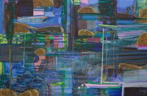 C’est ce que l’on pouvait appeler: un havre de paix et d’harmonie paisible. - 41cm x 27cm - 2025