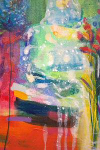 Chaque année au printemps, je te donnais rendez-vous à la source. Mon cœur était ton jardin. - 41cm x 24cm - 2025