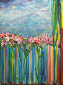 Sous les premiers rayons du soleil après la pluie, quelques-unes avaient crié "Victoire!" - 73cm x 54cm - 2025