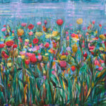 Mais approchez! ne craignez rien! Et comme les mots ne suffisent pas, sentez bien comme je vous aime. - 100cm x 100cm -