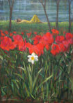 L'instant où Flore pria son père de devenir un éternel printemps. - 46cm x 33cm -