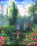 Sous le chant des oiseaux, Eve, le paradis maintenant ! - 92cm x 73cm -