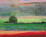 Au loin sur la colline, la clef du ciel. - 61cm x 50cm -