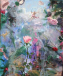 La stupéfaction d'Hermès venant sauver le jardin de Flore après la tempête. - 60cm x 50cm -