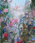 La consternation d'Hermès venant sauver le jardin de Flore après la tempête. - 61cm x50cm -