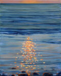 Elle lui faisait fête d'or et de paillettes. - 41cm x 33cm - 2026