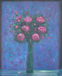 Puisque les mots bleus ne suffisent pas, fleurez bien comme je vous aime. - 46cm x 33cm - 2026