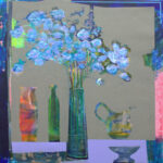 Ton bouquet la nuit gardait ton élégance. - 60cm x60cm - 2026