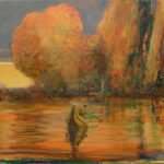 La Vouivre savait que le secret des eaux ne se révèle qu'aux rêveurs. - 50cm x 50cm - 2026